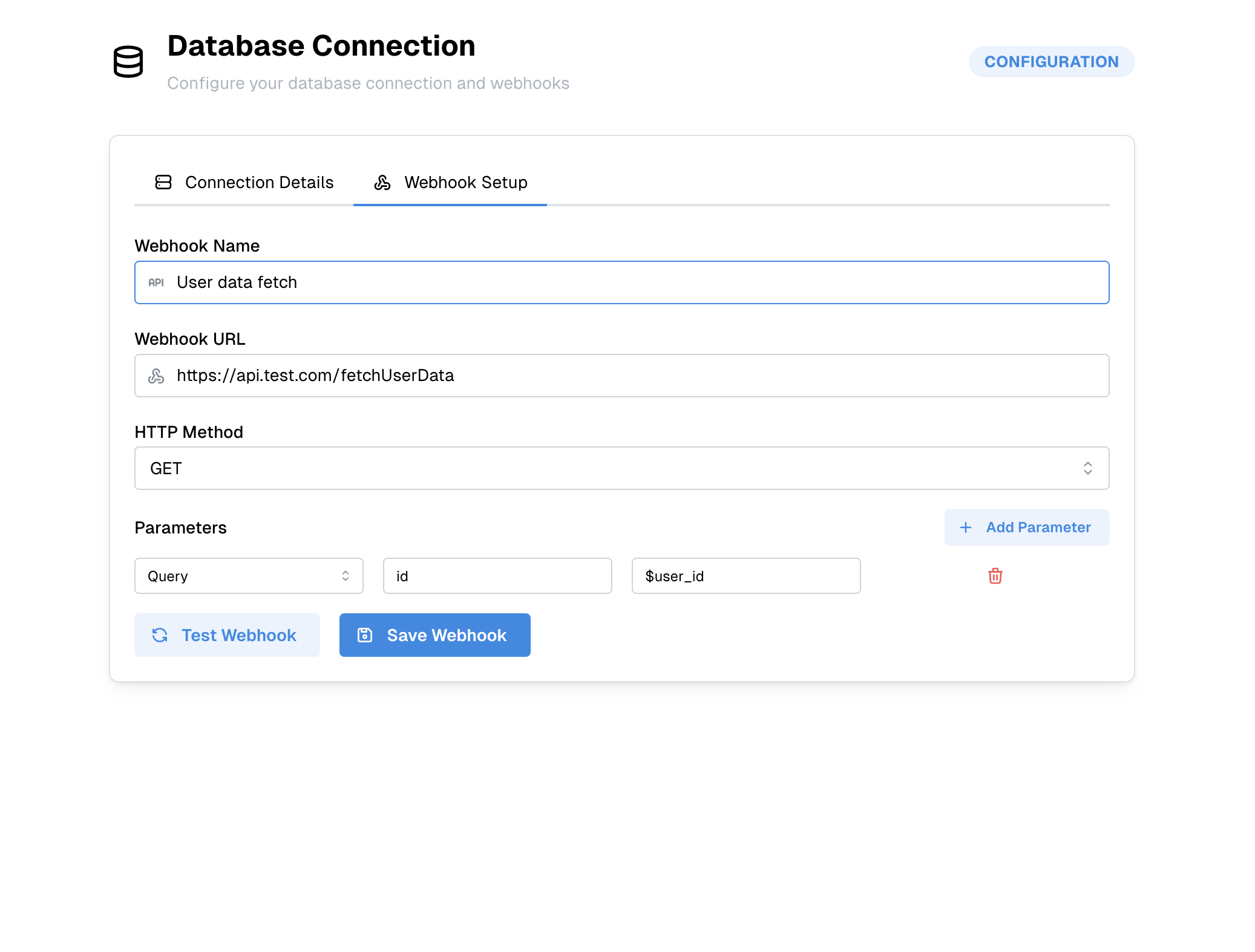 Webhook Integration ๐